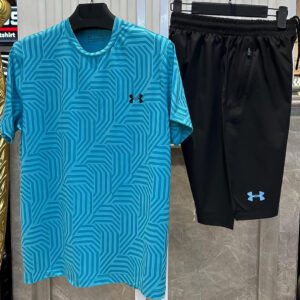 Ensemble Under Armour 6 Bleu Ciel & Noir