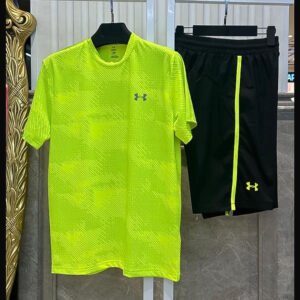 Ensemble Under Armour 2 Vert Fluo & Noir