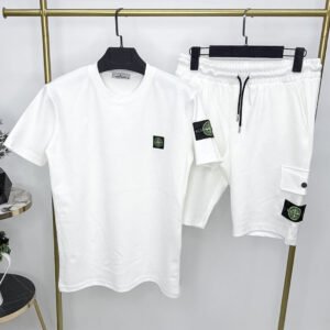 Ensemble Stone Island blanc