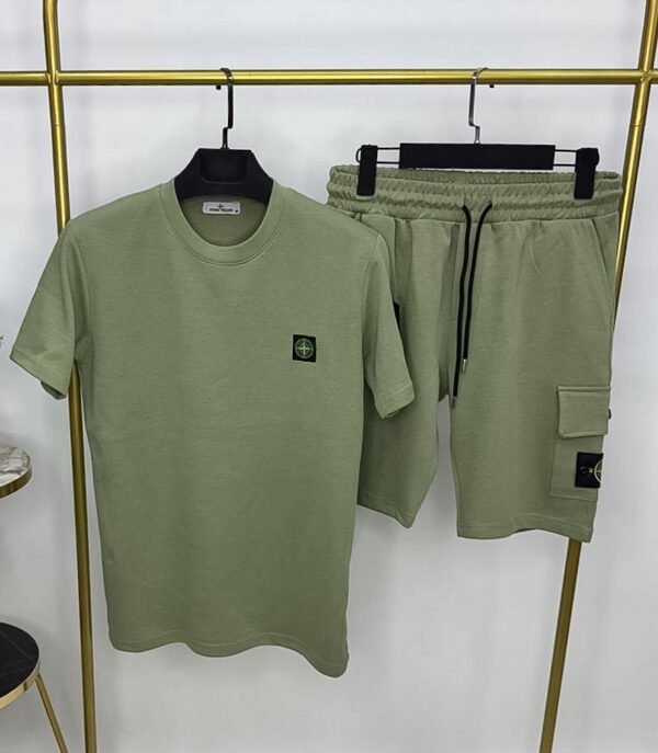 Ensemble Stone Island kaki