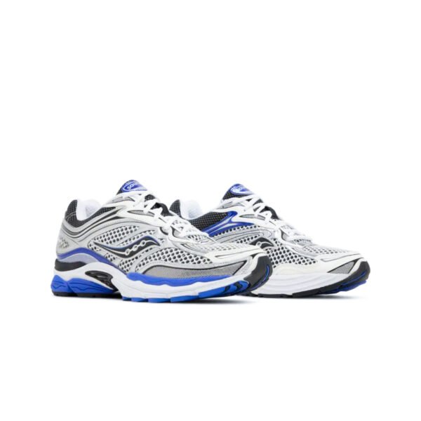 Saucony ProGrid 9 White Silver Blue – Image 3