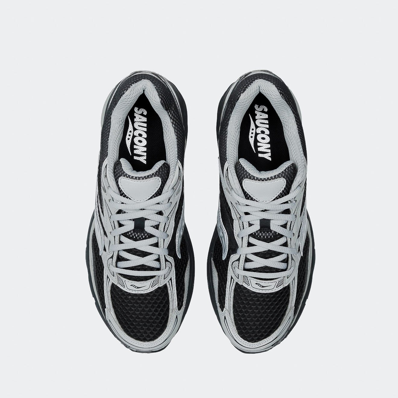 Saucony ProGrid 9 Black Silver – Image 3