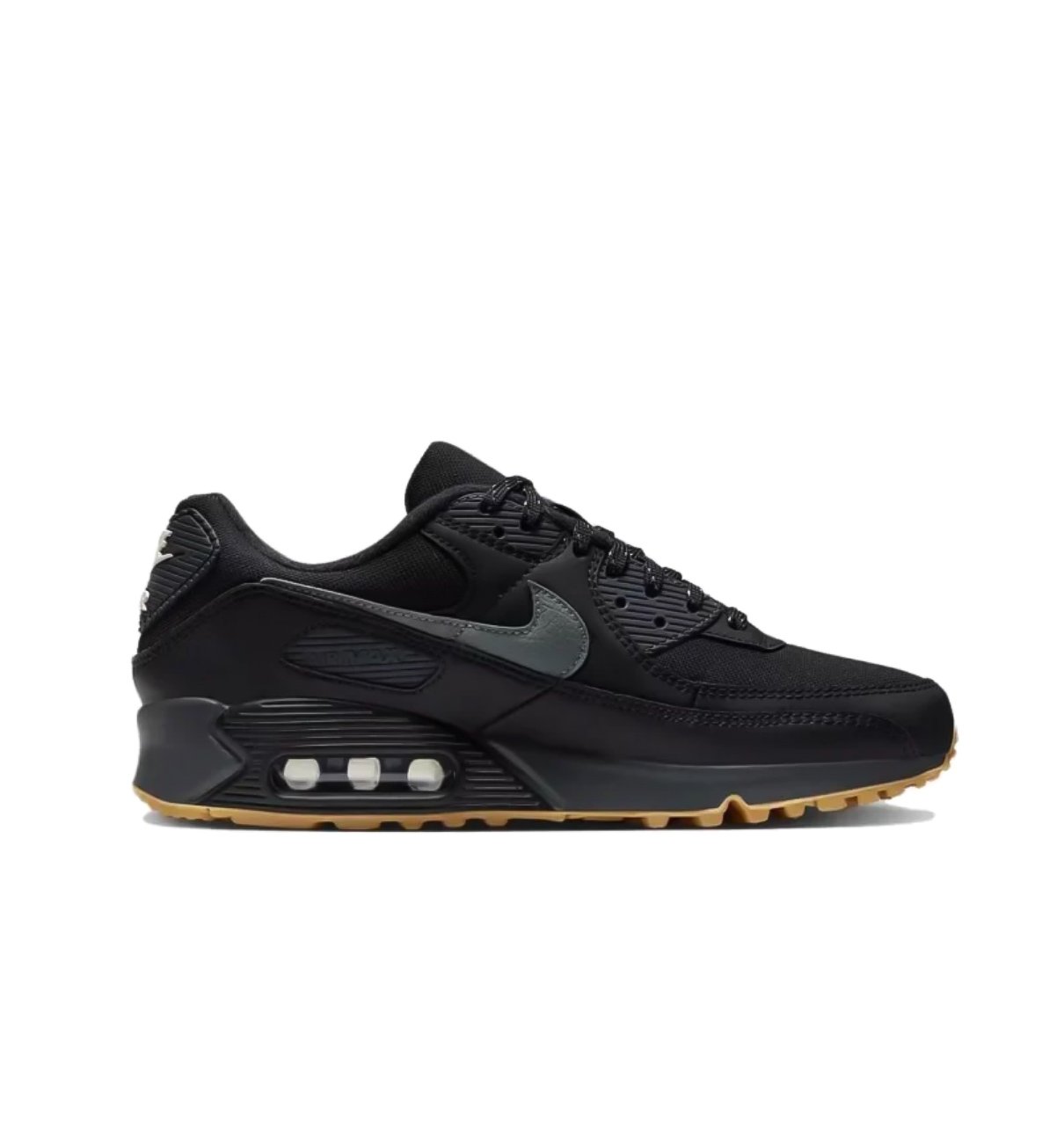 Nike Air Max 90 Black Smoke Grey Gum