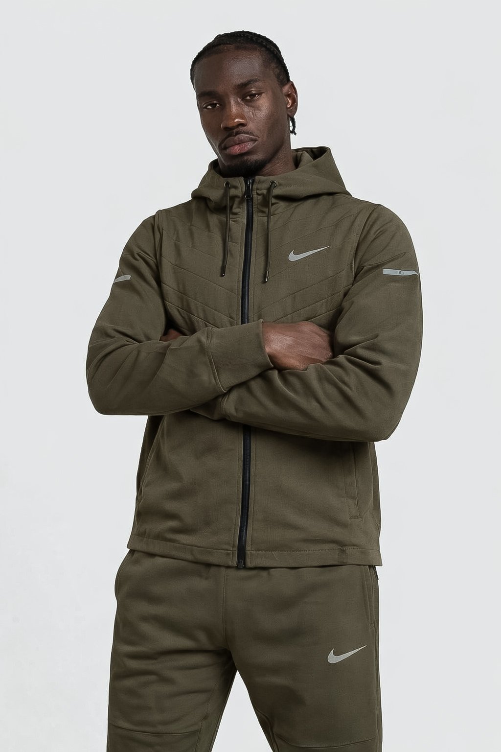 Ensemble Nike Kaki à Capuche