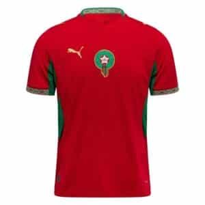 Maillot Puma Maroc Domicile Rouge  Edition Speciale Coupe du Monde 2026