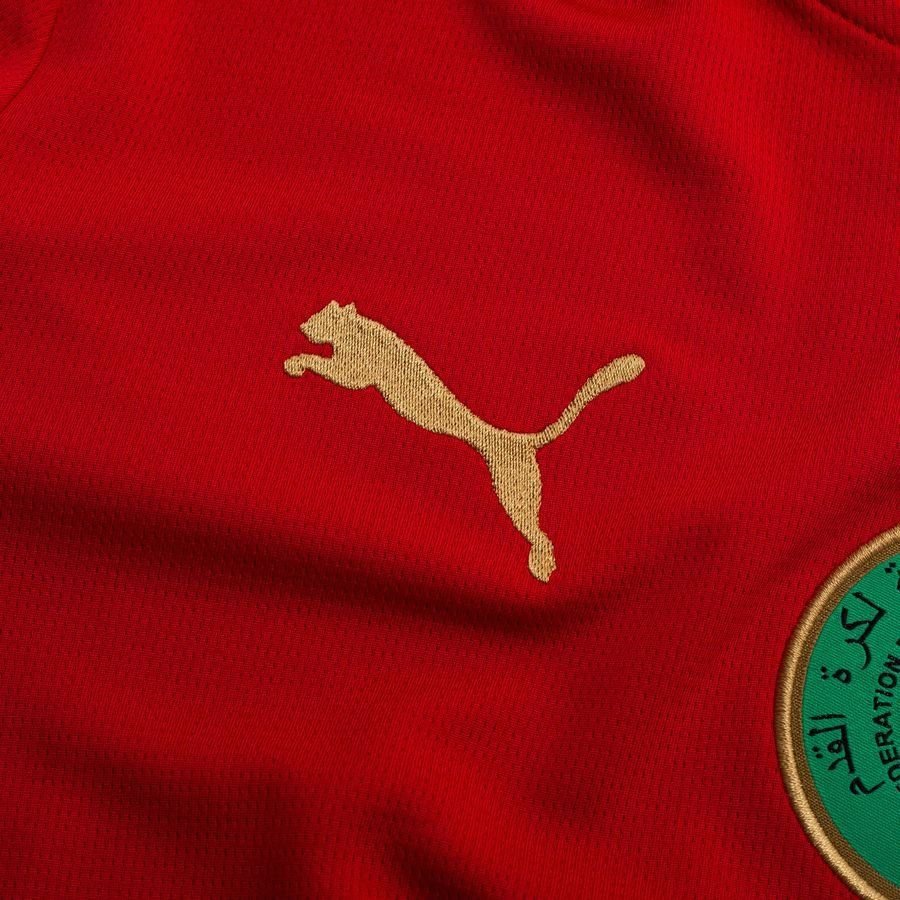 Maillot Puma Maroc Domicile Rouge Edition Speciale Coupe du Monde 2026 – Image 4