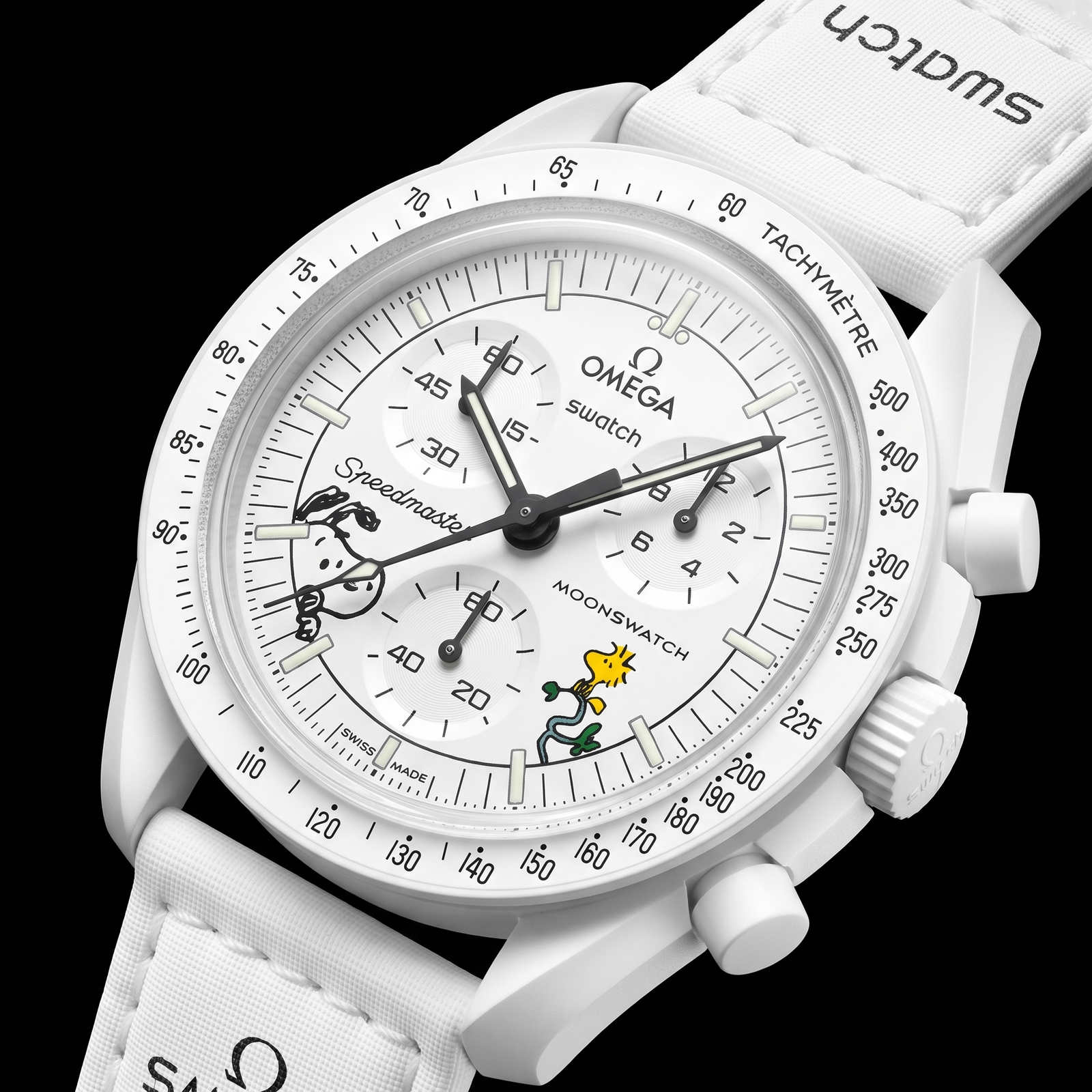 Swatch x Omega MoonSwatch Snoopy White – Image 3