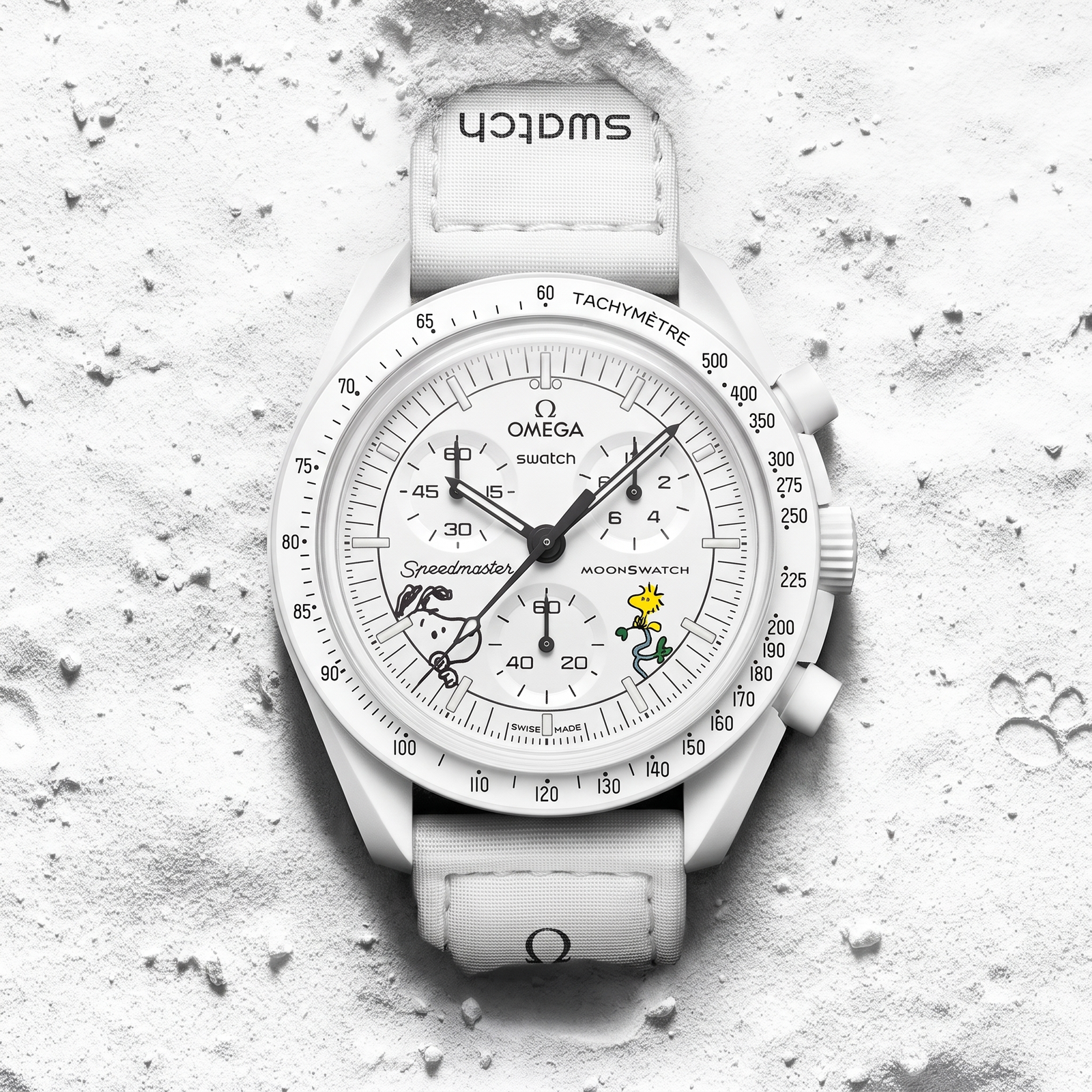Swatch x Omega MoonSwatch Snoopy White