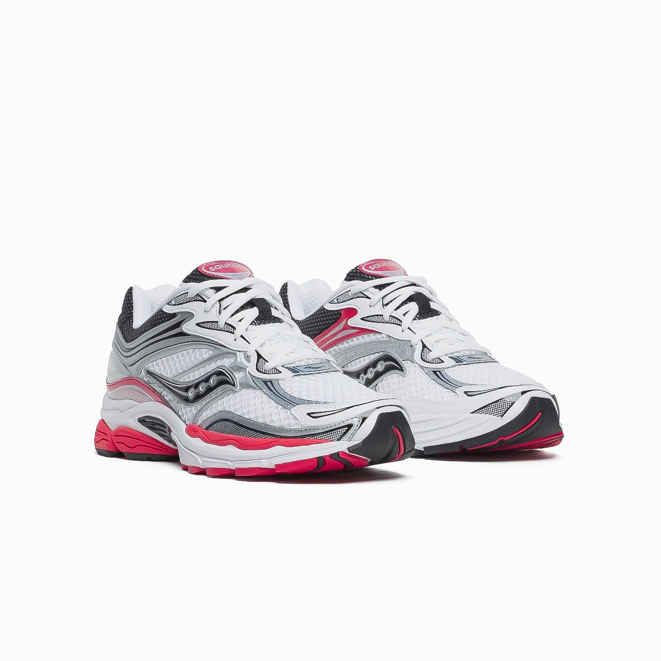 Saucony ProGrid Omni 9 Silver Red – Image 3