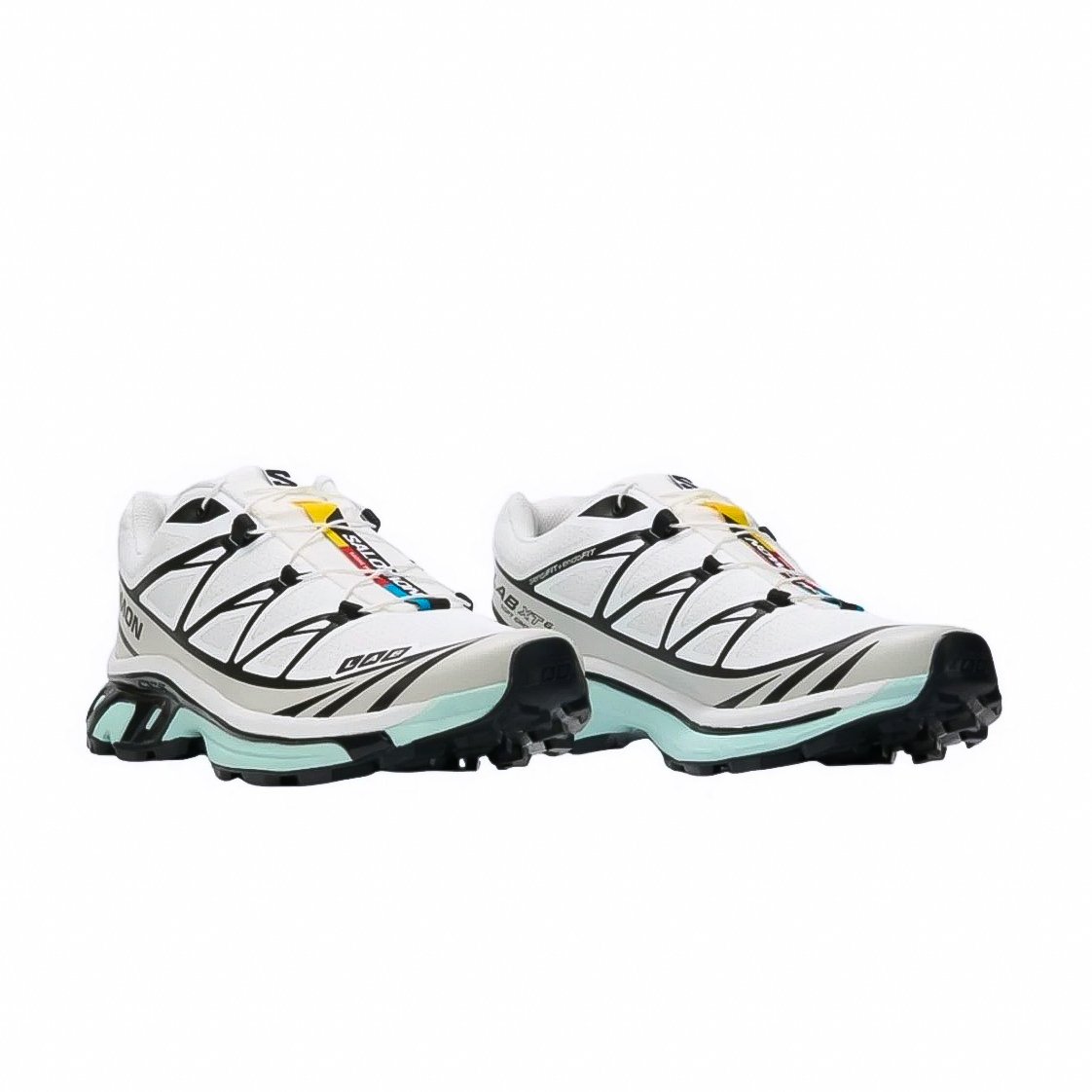 SALOMON XT-6 BLACK WHITE MINT – Image 2
