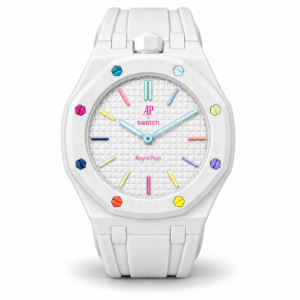 AUDEMARS × SWATCH ROYAL POP WHITE