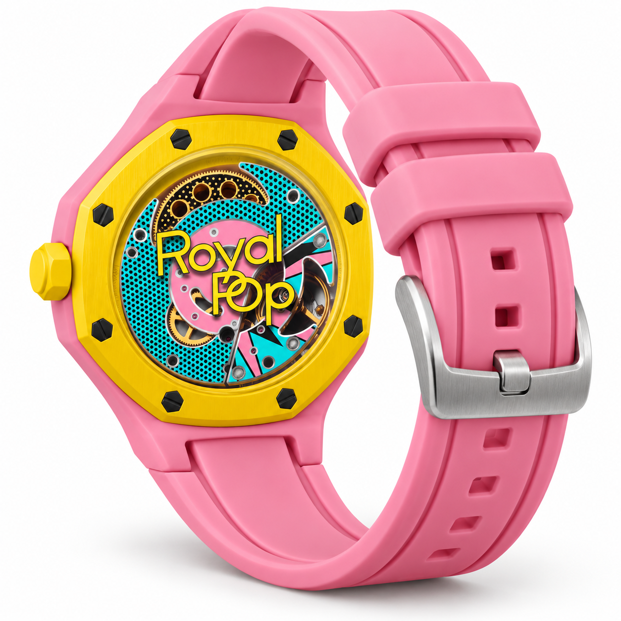 AUDEMARS × SWATCH ROYAL POP OTG ROZ – Image 2