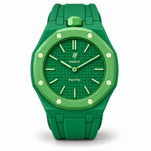 AUDEMARS × SWATCH ROYAL POP GREEN EIGHT