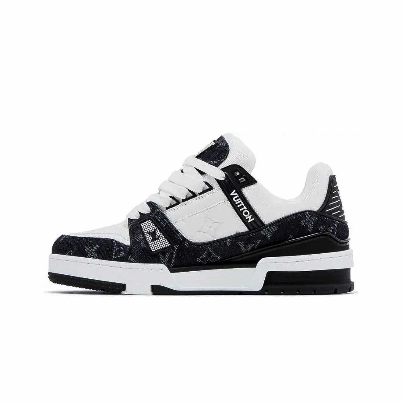 LV TRAINER BLACK WHITE – Image 2